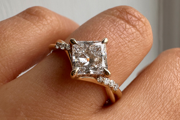 Tangled Band Engagement Rings